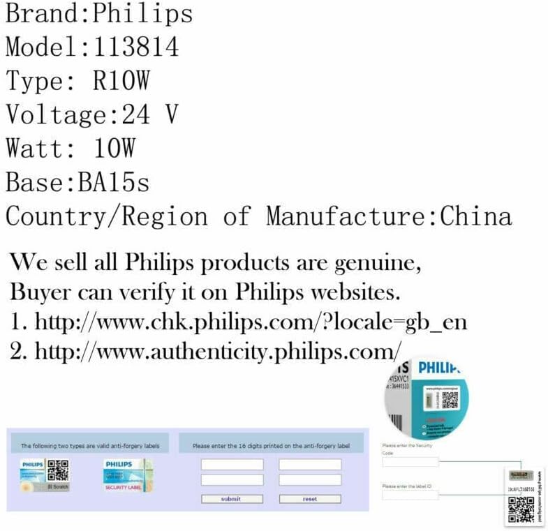 10pc For 13814 24V 10W R10W BA15s Standard Singaling Lamp Bulbs